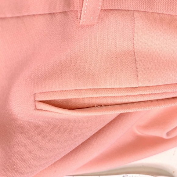 Tahari Arthur S Levine Pink Soft Career Dress Pants Mid Rise Straight Leg 6 - Picture 5 of 8